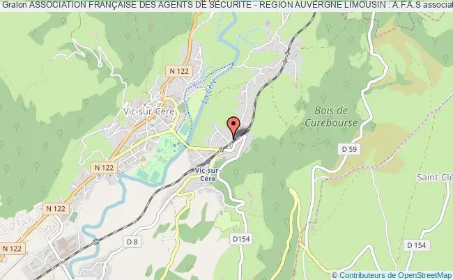 plan association Association FranÇaise Des Agents De Securite - Region Auvergne Limousin : A.f.a.s Vic-sur-Cère