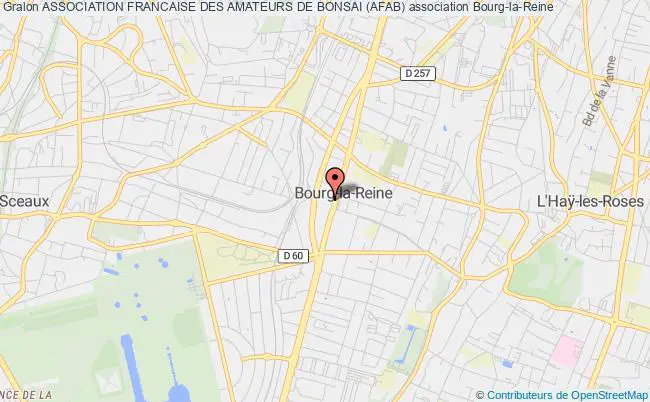plan association Association Francaise Des Amateurs De Bonsai (afab) Bourg-la-Reine