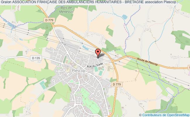 plan association Association FranÇaise Des Ambulanciers Humanitaires - Bretagne Plescop
