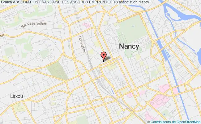 plan association Association Francaise Des Assures Emprunteurs Nancy