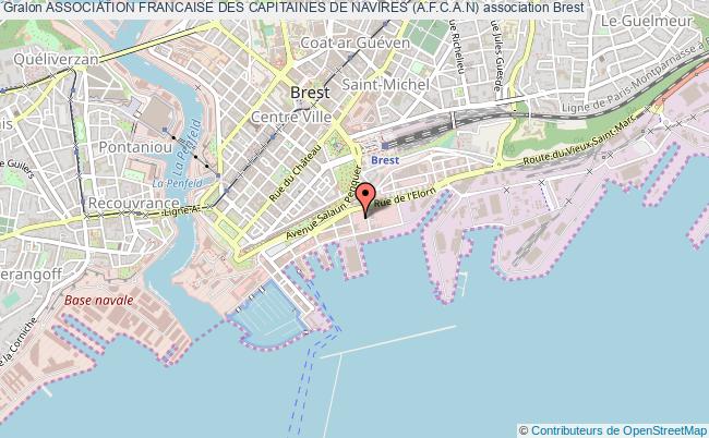 plan association Association Francaise Des Capitaines De Navires (a.f.c.a.n) Brest