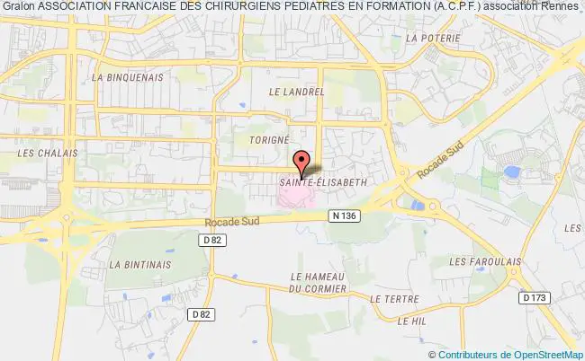 plan association Association Francaise Des Chirurgiens Pediatres En Formation (a.c.p.f.) Rennes
