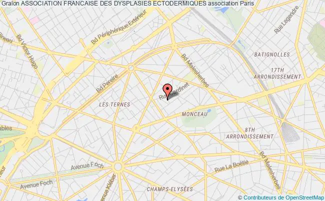 plan association Association Francaise Des Dysplasies Ectodermiques Paris
