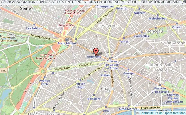 plan association Association FranÇaise Des Entrepreneurs En Redressement Ou Liquidation Judiciaire (aferlj) Paris