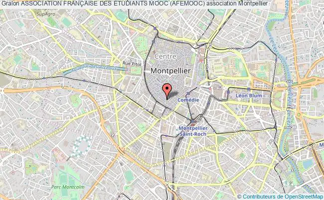 plan association Association FranÇaise Des Etudiants Mooc (afemooc) Montpellier