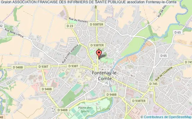 plan association Association Francaise Des Infirmiers De Sante Publique Fontenay-le-Comte