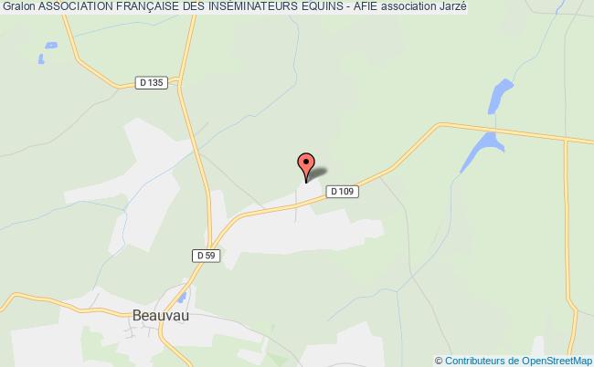 plan association Association FranÇaise Des InsÉminateurs Equins - Afie Jarzé Villages