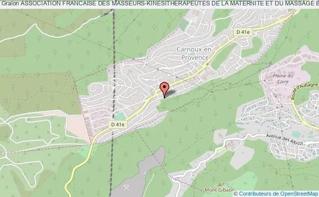 plan association Association Francaise Des Masseurs-kinesitherapeutes De La Maternite Et Du Massage Bebe (afmkmmb) Carnoux-en-Provence
