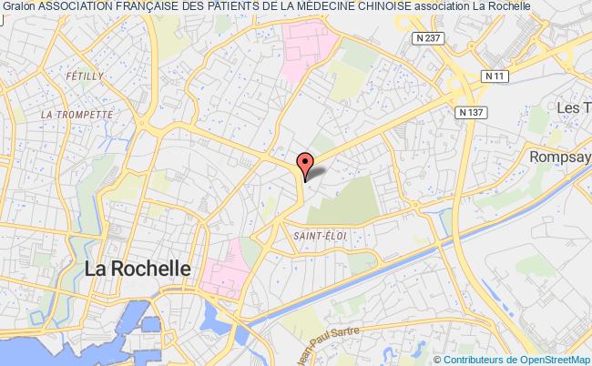 plan association Association FranÇaise Des Patients De La MÉdecine Chinoise La    Rochelle