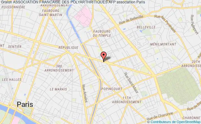 plan association Association Francaise Des Polyarthritiques Afp paris