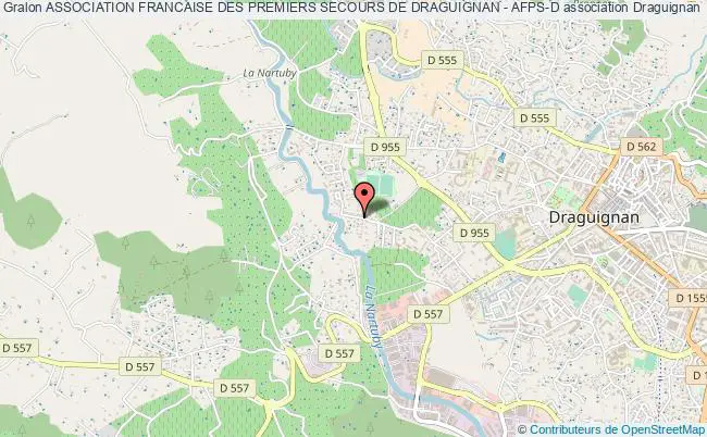 plan association Association Francaise Des Premiers Secours De Draguignan - Afps-d Draguignan