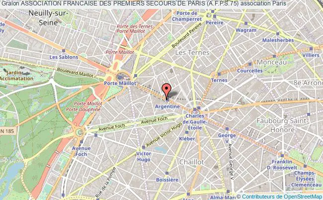 plan association Association Francaise Des Premiers Secours De Paris (a.f.p.s.75) Paris