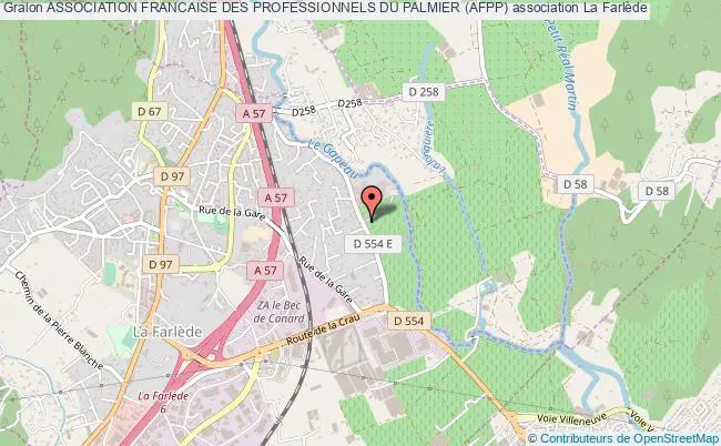 plan association Association Francaise Des Professionnels Du Palmier (afpp) La    Farlède
