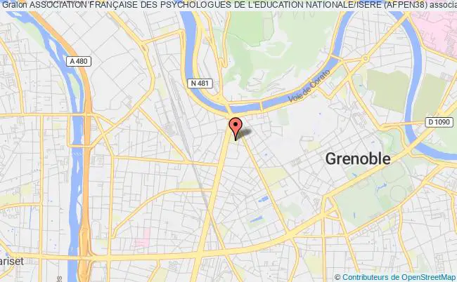 plan association Association FranÇaise Des Psychologues De L'education Nationale/isere (afpen38) Grenoble