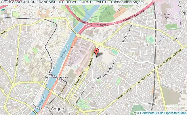plan association Association Francaise Des Recycleurs De Palettes Angers