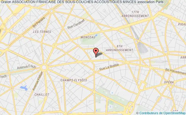 plan association Association Francaise Des Sous-couches Accoustiques Minces Paris