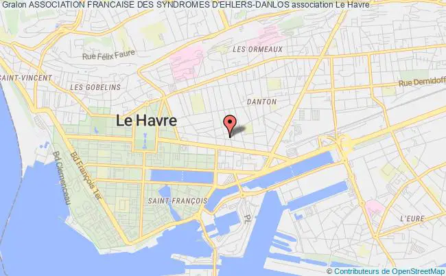 plan association Association Francaise Des Syndromes D'ehlers-danlos Le    Havre