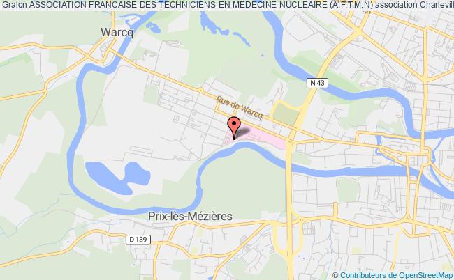 plan association Association Francaise Des Techniciens En Medecine Nucleaire (a.f.t.m.n) Charleville-Mézières