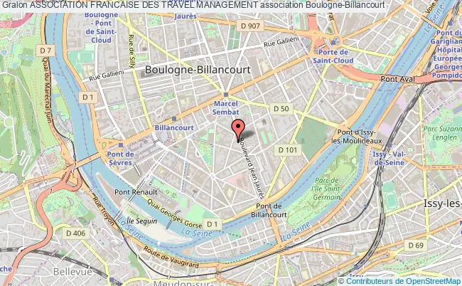 plan association Association Francaise Des Travel Management Boulogne-Billancourt