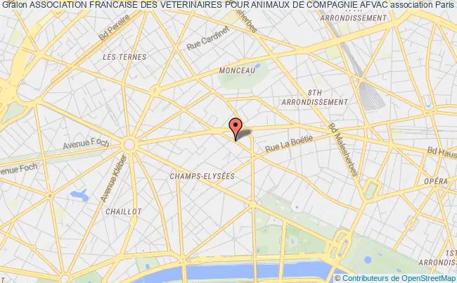plan association Association Francaise Des Veterinaires Pour Animaux De Compagnie Afvac Paris