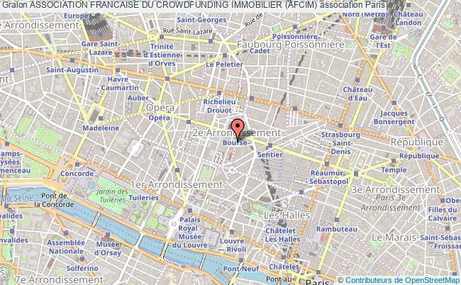 plan association Association Francaise Du Crowdfunding Immobilier (afcim) Paris 2e