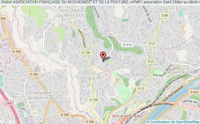plan association Association FranÇaise Du Mouvement Et De La Posture (afmp) Saint-Didier-au-Mont-d'Or