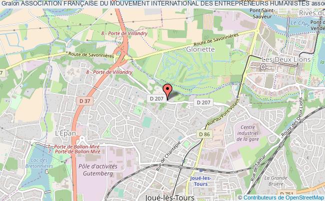 plan association Association FranÇaise Du Mouvement International Des Entrepreneurs Humanistes Joué-lès-Tours
