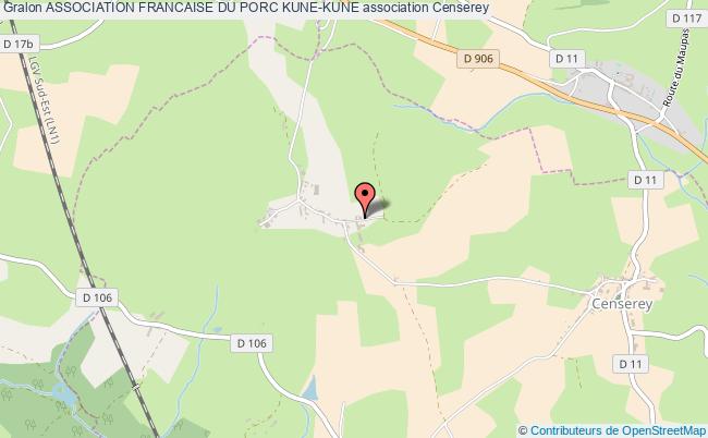 plan association Association Francaise Du Porc Kune-kune Censerey
