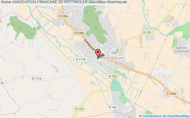 plan association Association Francaise Du Rottweiler Montmeyran