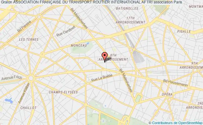 plan association Association FranÇaise Du Transport Routier International Aftri Paris