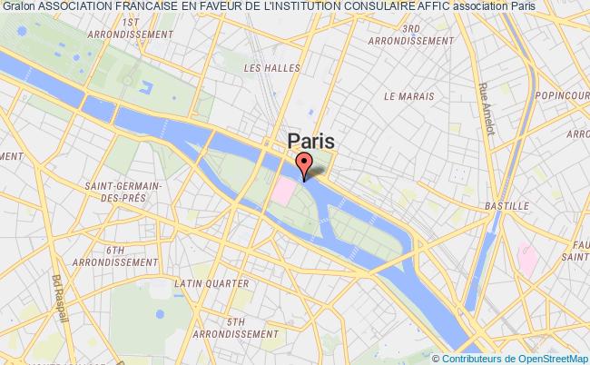 plan association Association Francaise En Faveur De L'institution Consulaire Affic Paris