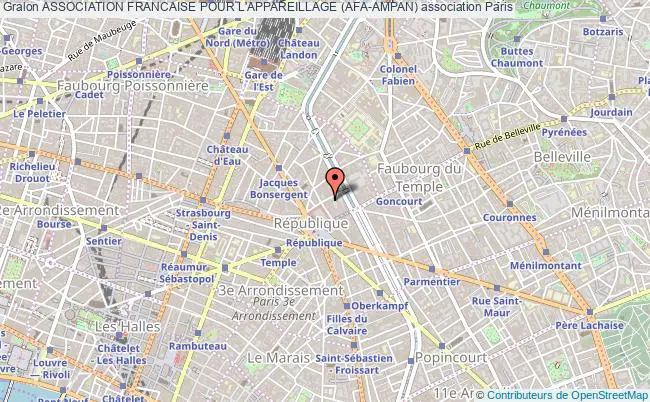 plan association Association Francaise Pour L'appareillage (afa-ampan) Paris