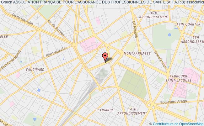plan association Association FranÇaise Pour L'assurance Des Professionnels De Sante (a.f.a.p.s) Paris