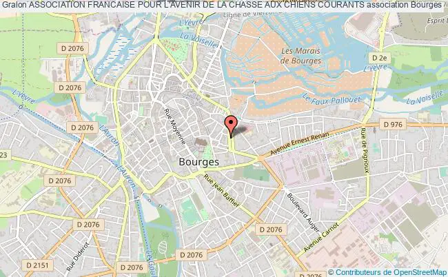 plan association Association Francaise Pour L'avenir De La Chasse Aux Chiens Courants Bourges