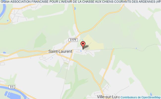 plan association Association Francaise Pour L'avenir De La Chasse Aux Chiens Courants Des Ardennes (afaccc08) Saint-Laurent