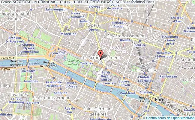 plan association Association Francaise Pour L'education Musicale Afem Paris