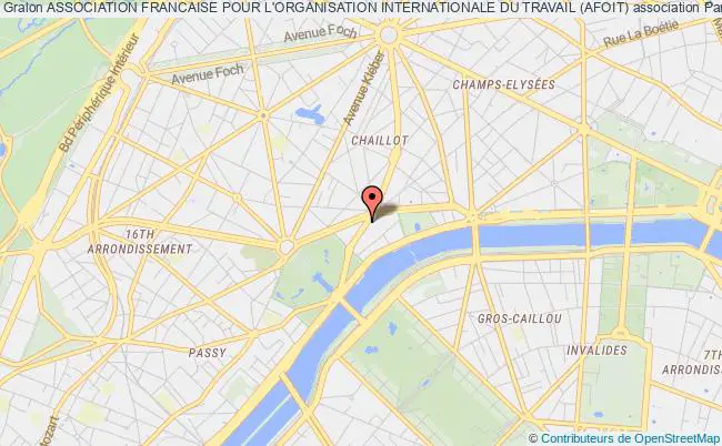 plan association Association Francaise Pour L'organisation Internationale Du Travail (afoit) Paris