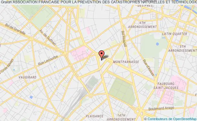 plan association Association Francaise Pour La Prevention Des Catastrophes Naturelles Et Technologiques (afpcnt) Paris