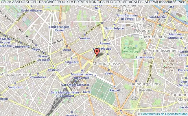 plan association Association Francaise Pour La Prevention Des Phobies Medicales (afppm) Paris