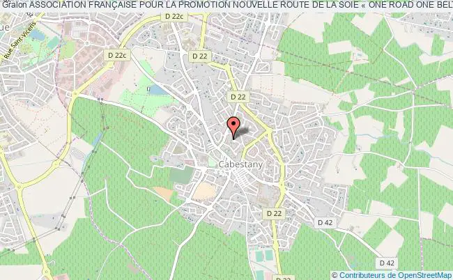 plan association Association FranÇaise Pour La Promotion Nouvelle Route De La Soie « One Road One Belt" Cabestany