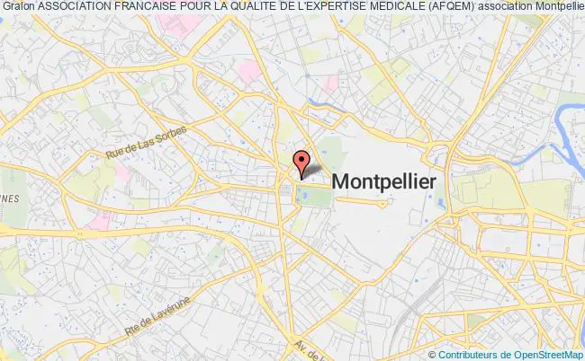 plan association Association Francaise Pour La Qualite De L'expertise Medicale (afqem) Montpellier
