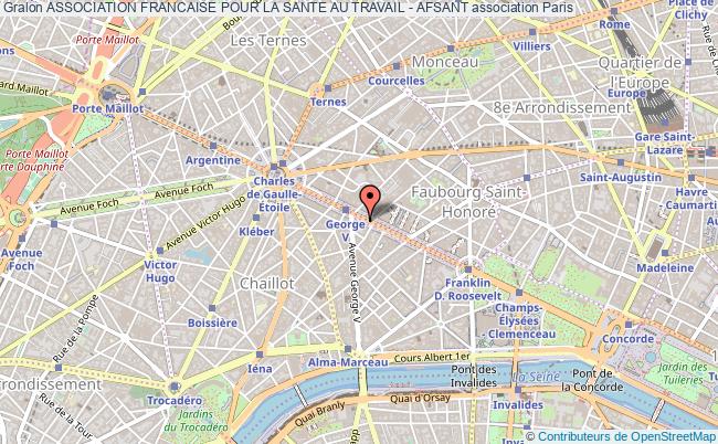 plan association Association Francaise Pour La Sante Au Travail - Afsant Paris