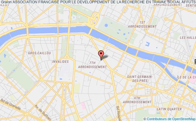 plan association Association Francaise Pour Le Developpement De La Recherche En Travail Social Affuts Paris