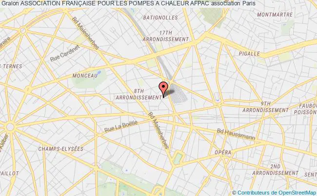 plan association Association FranÇaise Pour Les Pompes A Chaleur Afpac Paris