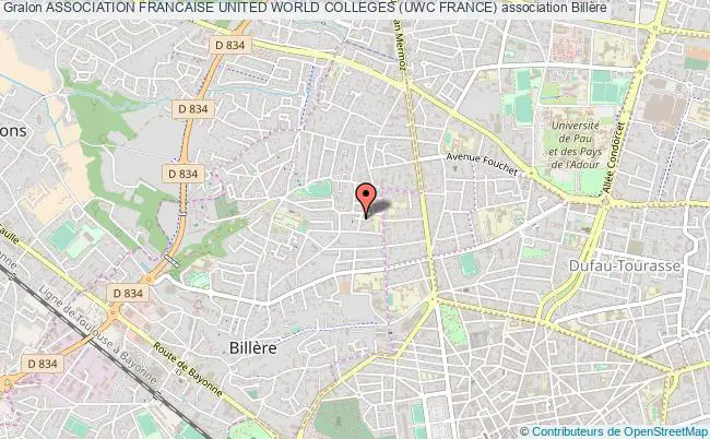 plan association Association Francaise United World Colleges (uwc France) Billère