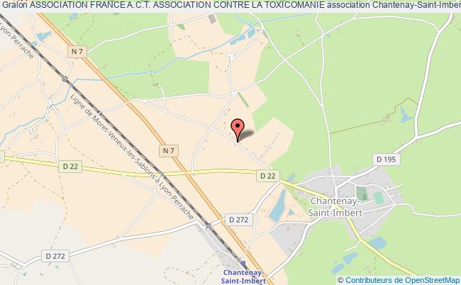 plan association Association France A.c.t. Association Contre La Toxicomanie Chantenay-Saint-Imbert