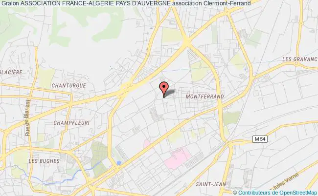plan association Association France-algerie Pays D'auvergne Clermont-Ferrand