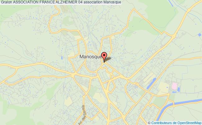 plan association Association France Alzheimer 04 Manosque