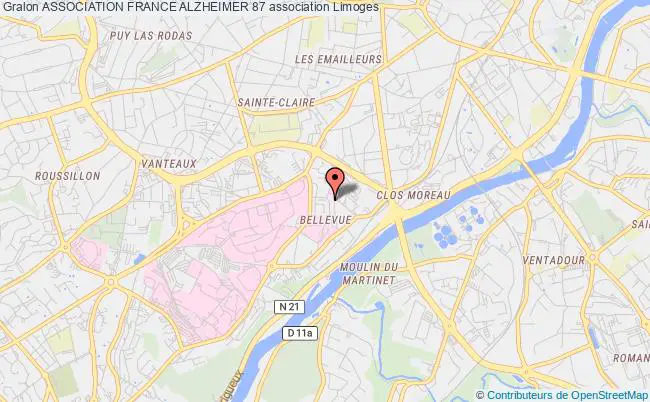 plan association Association France Alzheimer 87 Limoges