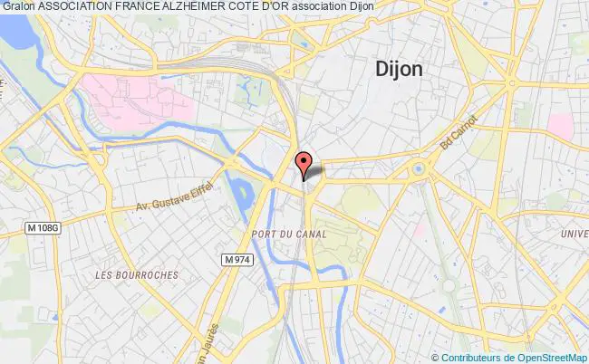 plan association Association France Alzheimer Cote D'or DIJON